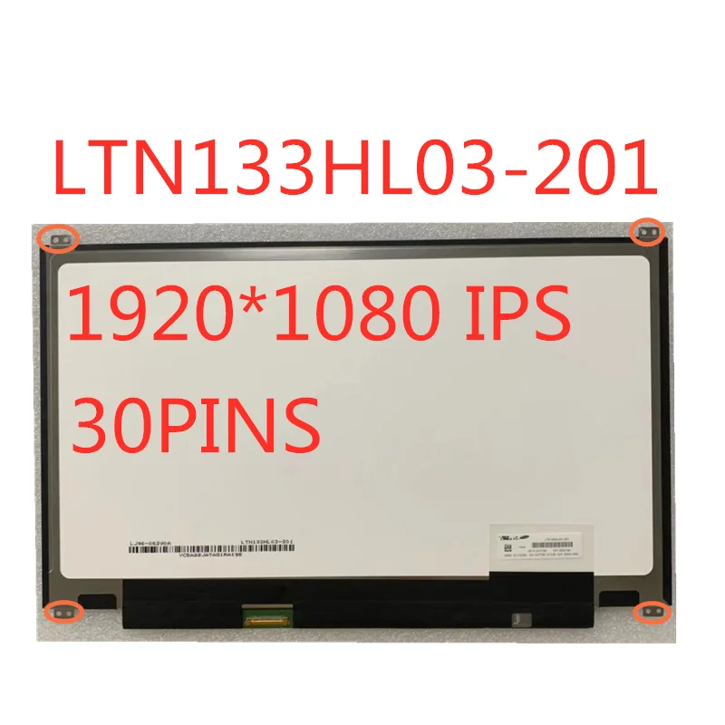 Бесплатная доставка 13 3 &quotтонкий LTN133HL03-201B133HAN02.7 NV133FHM-N42 FHD 1920*1080 IPS 30PINS ноутбук EDP LCD -