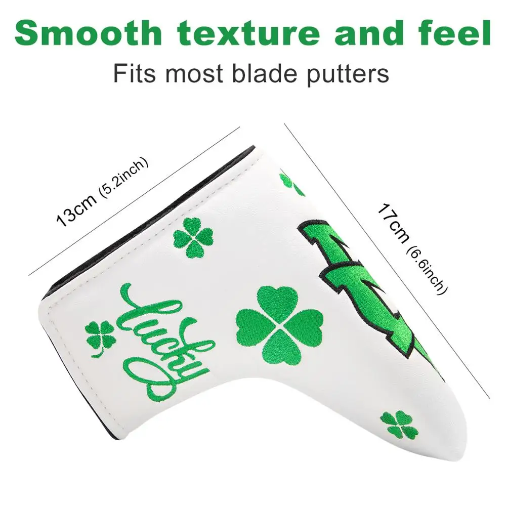 Чехол для клюшки гольфа Golf Blade Putter головные уборы чехол головки кожаный Магнитный