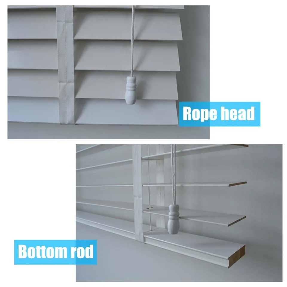 Деревянные жалюзи для окон на заказ из настоящей древесины с резьбой