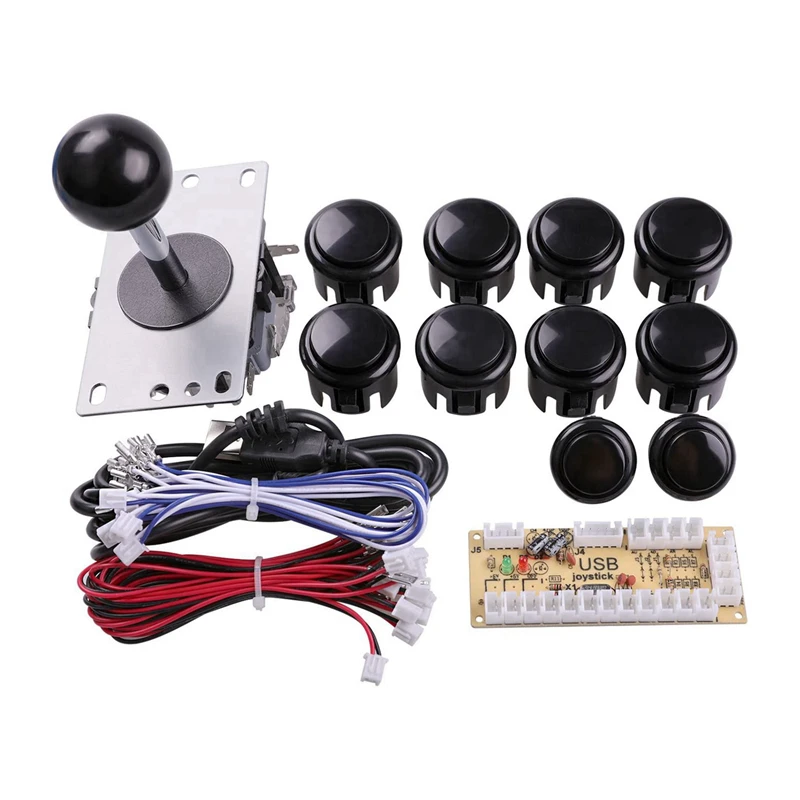 USB аркада джойстик печатная плата DIY Sanwa Джойстик аксессуары кнопка карты