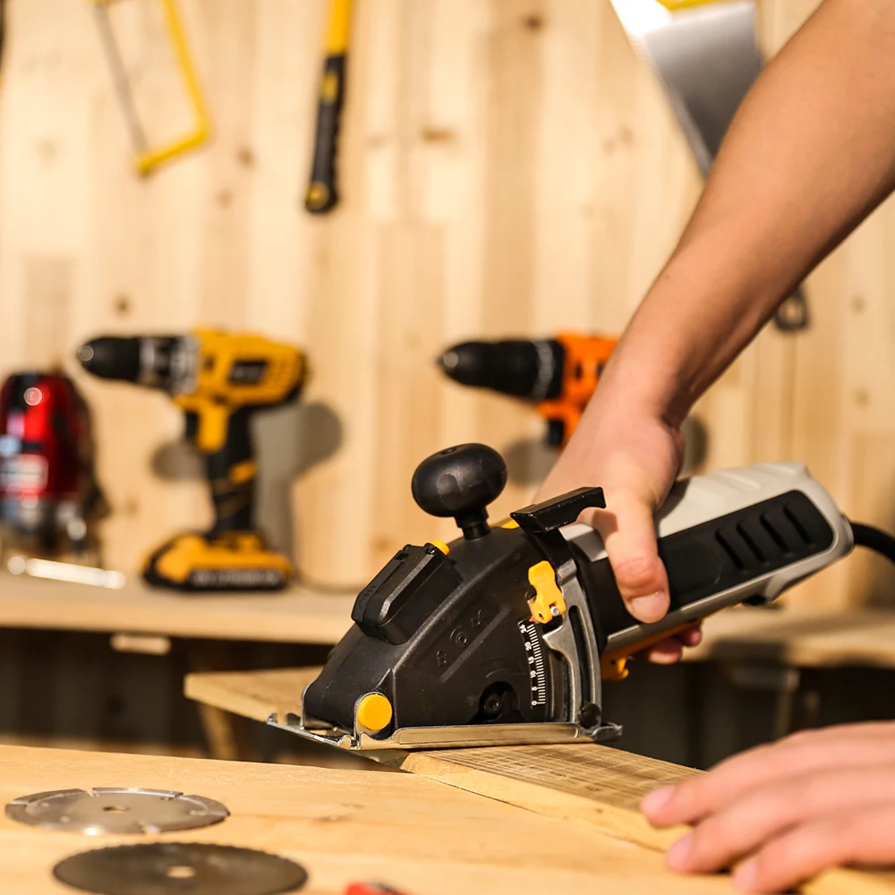 Циркулярная мини пила DEKO Электрическая с лазером|Электрические пилы| |