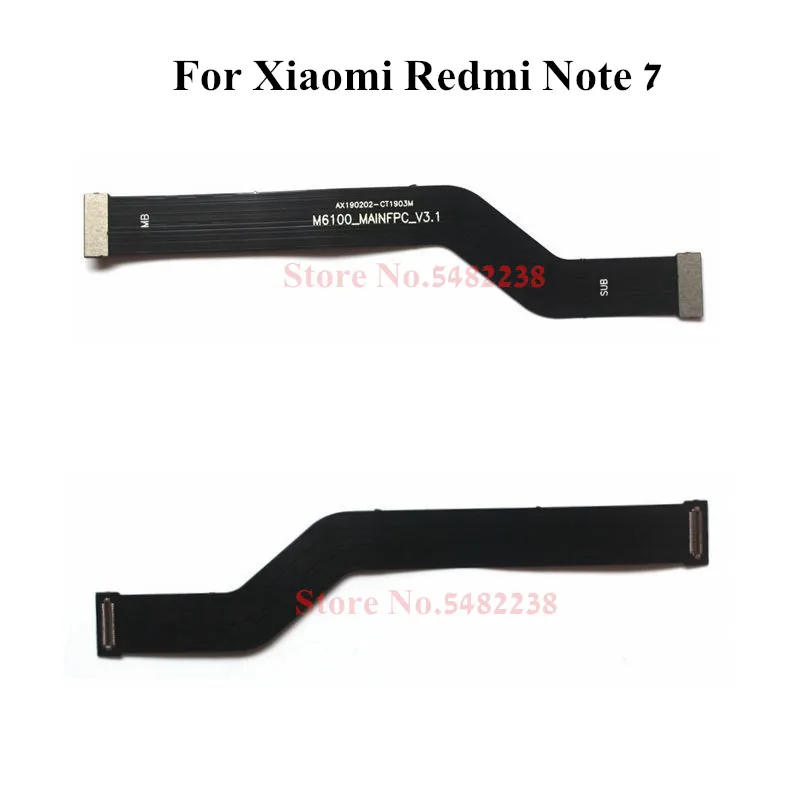 

10pcs Original USB Motherboard Connector Flex cable For Xiaomi Redmi Note 7 mainboard Data transmission tape Ribbon Replacement