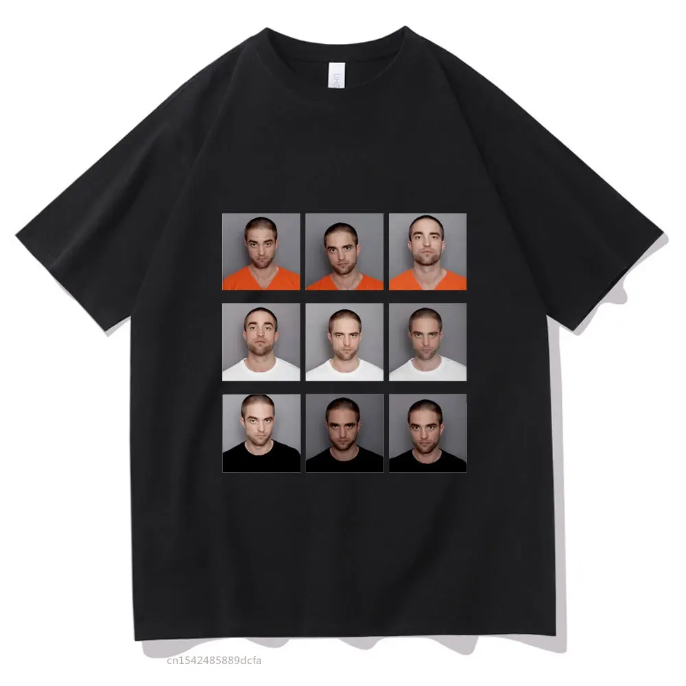 

Robert Pattinson Standing Meme T Shirt Creativity Tee Harajuku Rob Tshirts Short Sleeved