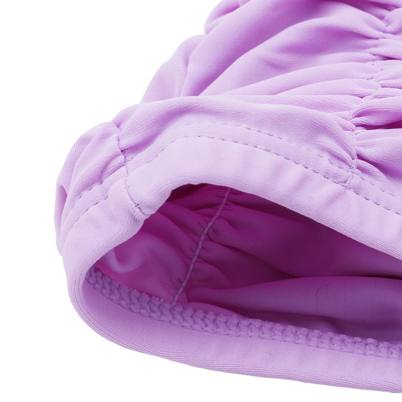 Милые однотонные детские большие наушники шапочка для плавания удобная складная