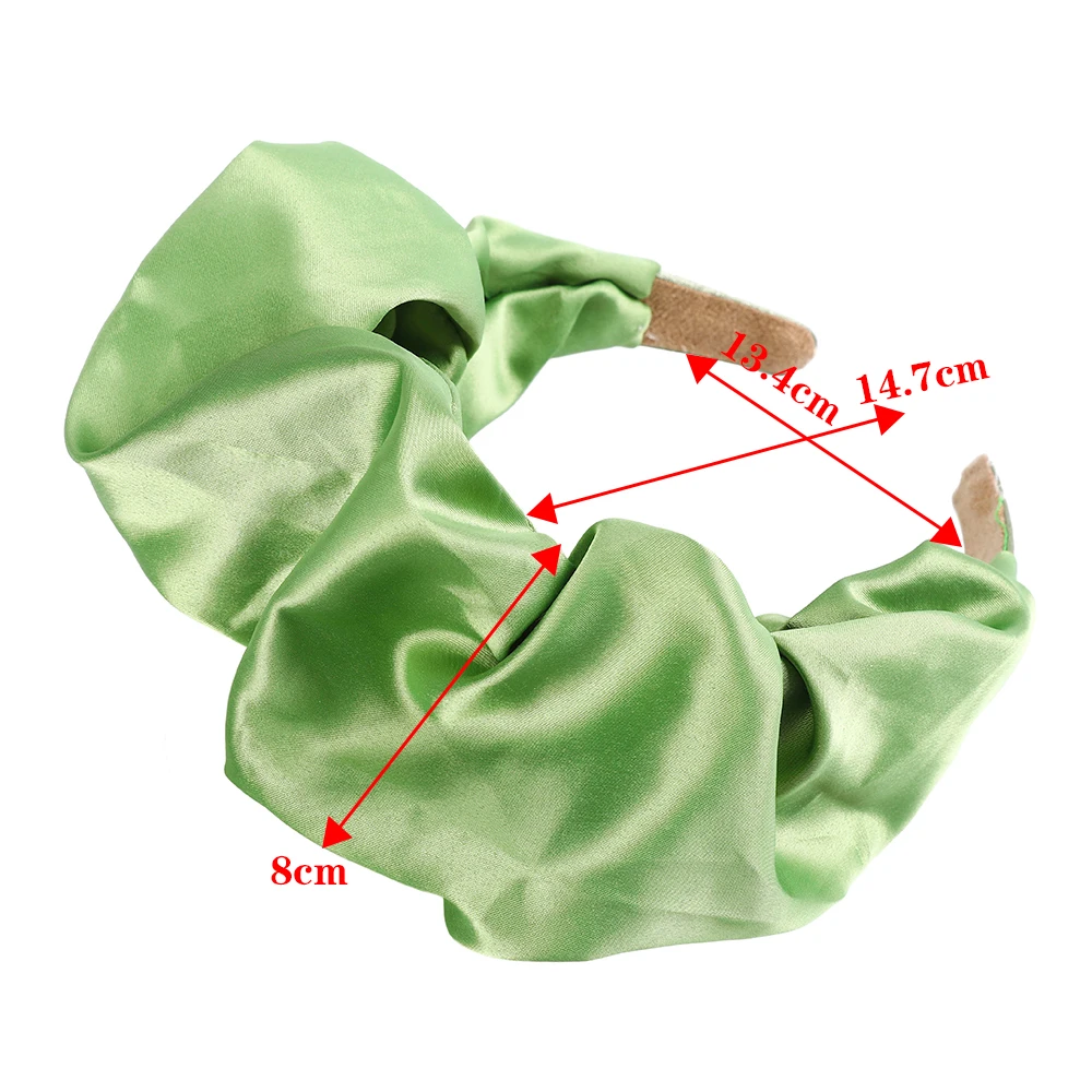 Ободок для волос Haimeikang Женский модный осенний обруч с плиссированной повязкой