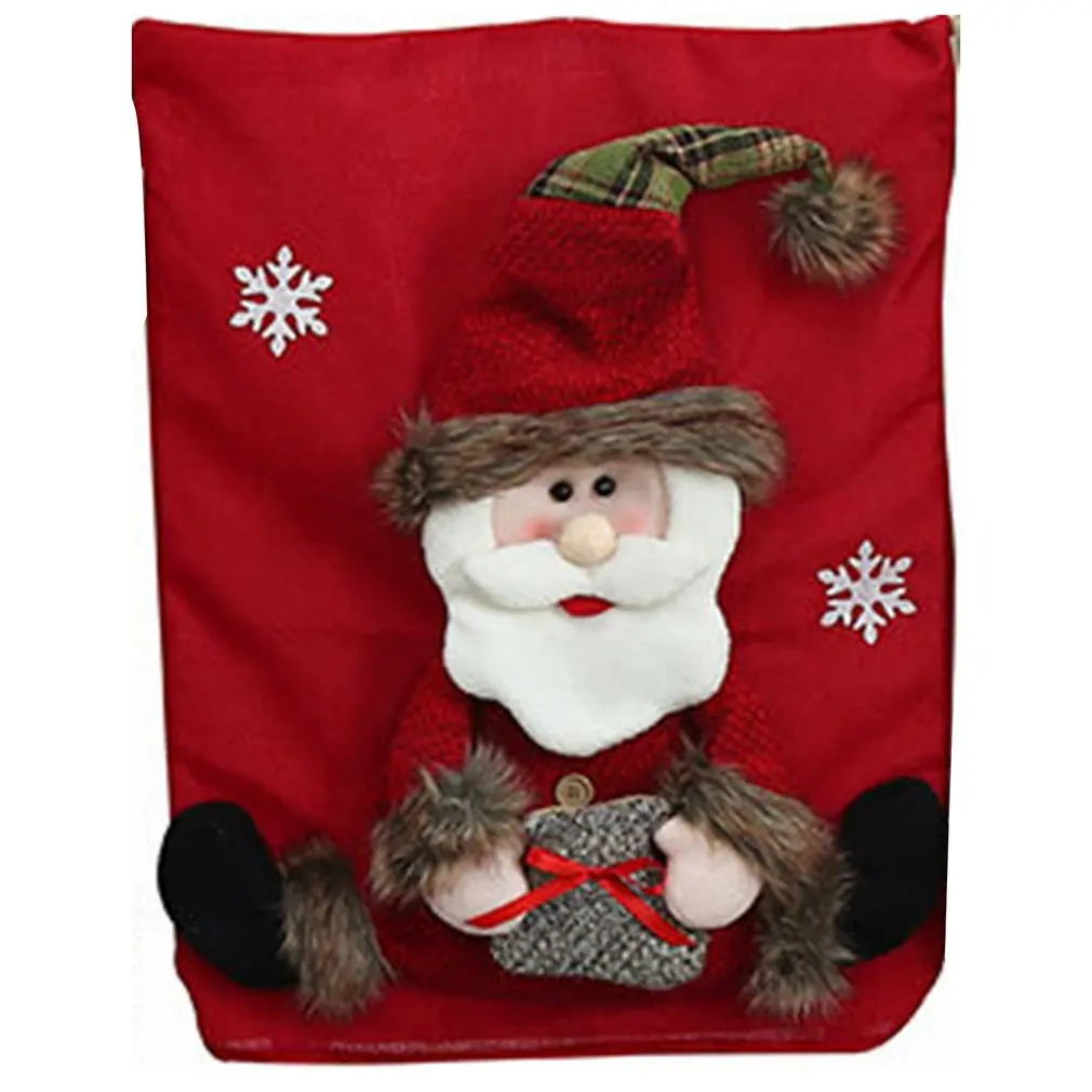 

Chair Cover Christmas Decoration Chair Cover Santa Claus Dinner Table And Chair Cover Chair Back Christmas Decorations