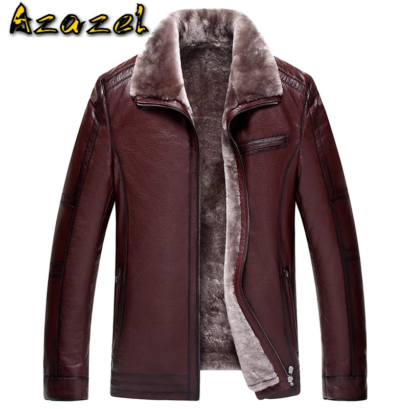 

Мужская зимняя куртка из натуральной овечьей шерсти, L33085 KJ843