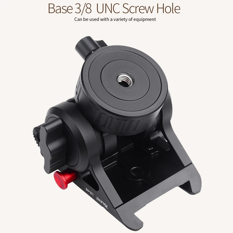 

XILETU LS-4S Handgrip Video Photography Fluid Drag Hydraulic Tripod Head and Quick Release Plate for Manfrotto