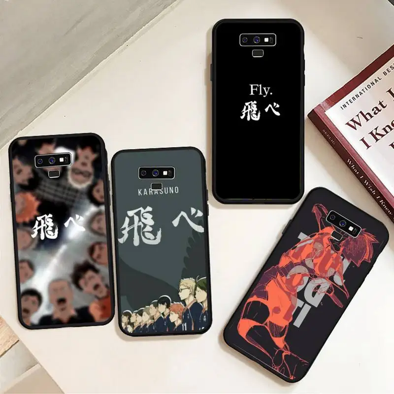 

Haikyuu volleyball anime fly Phone Case For Samsung A50 A51 A71 A20E A20S S10 S20 S21 S30 Plus ultra 5G M11 funda cover