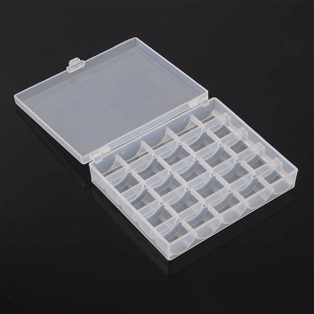 25 шт./компл. фотокатушки пустые катушки пластиковая коробка для хранения швейной