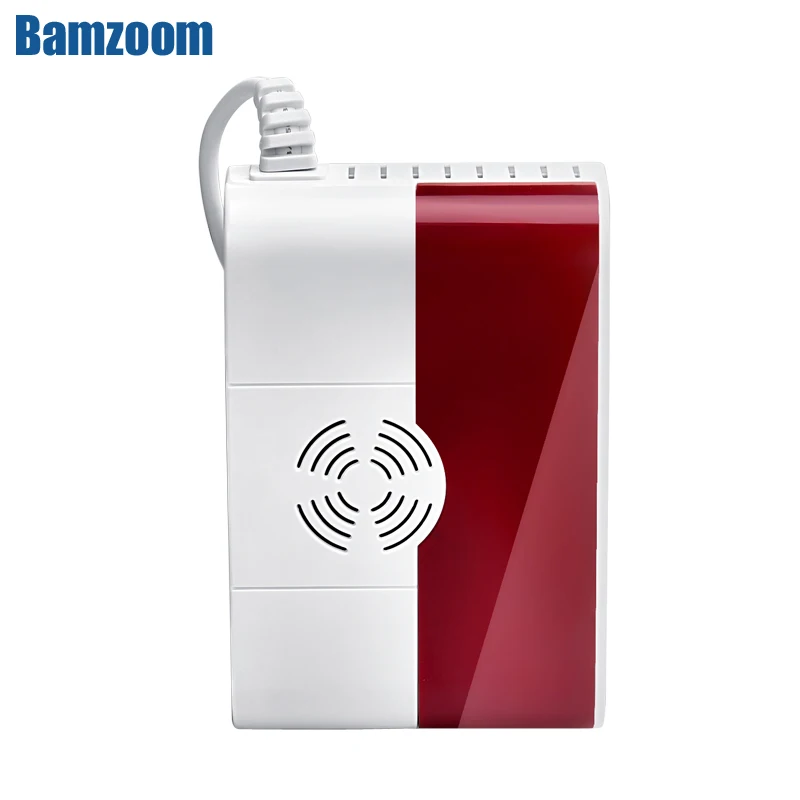 

Wireless Natural 433mhz Gas Leakage Detector Home Alarm Siren Safety Device Kitchen Security Sensor Free Shipping