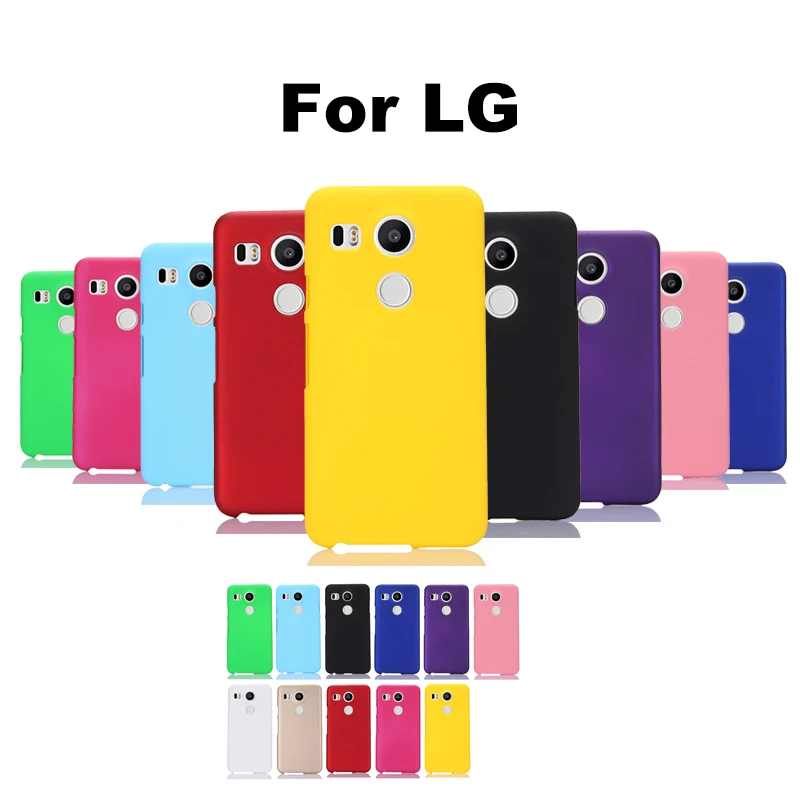 Cute Candy Matte Hard Plastic Phone Case For LG K61 PIXEL 3AXL 6 PLUS 5A 5 3A 5XL 4A K41S 4XL 4 STYLUS 5 K40 V50 Shockproof Case