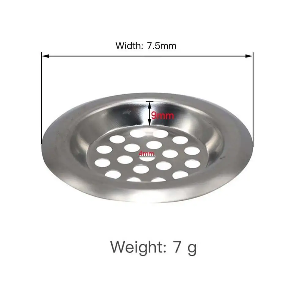

New Sink Drain Stopper Bathroom Sink Drain Strainer Catcher Stopper Strainer Sink Sink Kitchen Filter Hair Steel G6D8