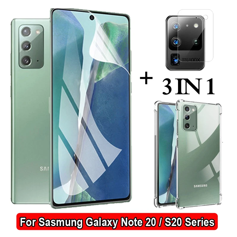 

hidrogel,proyector for samsung galaxy note 20 ultra Clear Airbag Case s20 plus samsung s 20 Soft Hydrogel Film note20