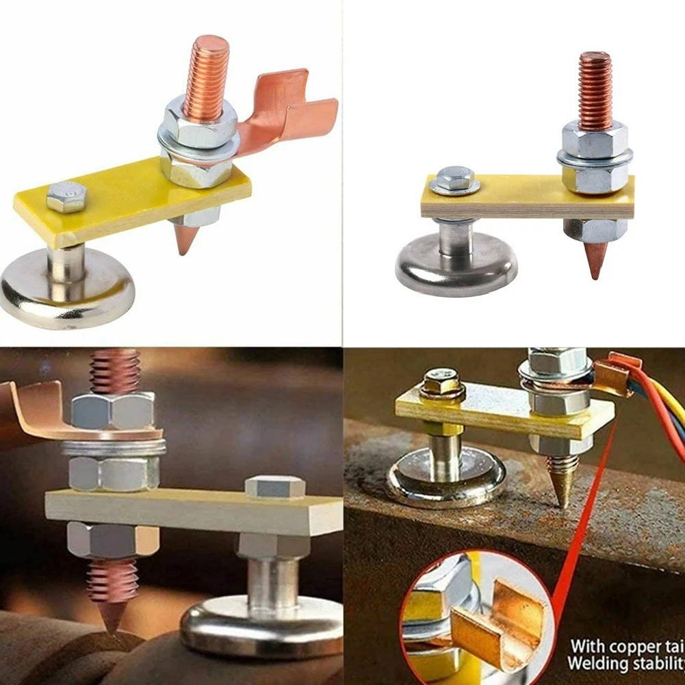 Welding Magnet Head Magnetic Support Clamp Holder Fixture Strong Welder Power Tools Sheet Metal Repair Equipment Tool |