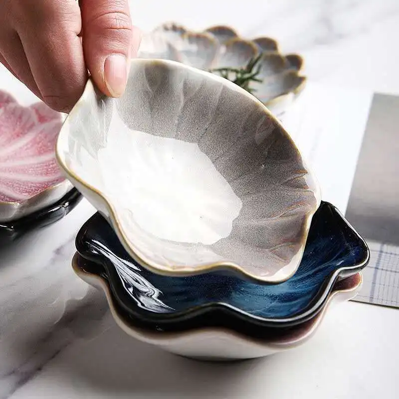 

Ceramic Side Dish Small Sauce Dish Butter Mustard Sushi Vinegar Soy Dishes Saucer Small Glass Plate Glass Sauce Bowl