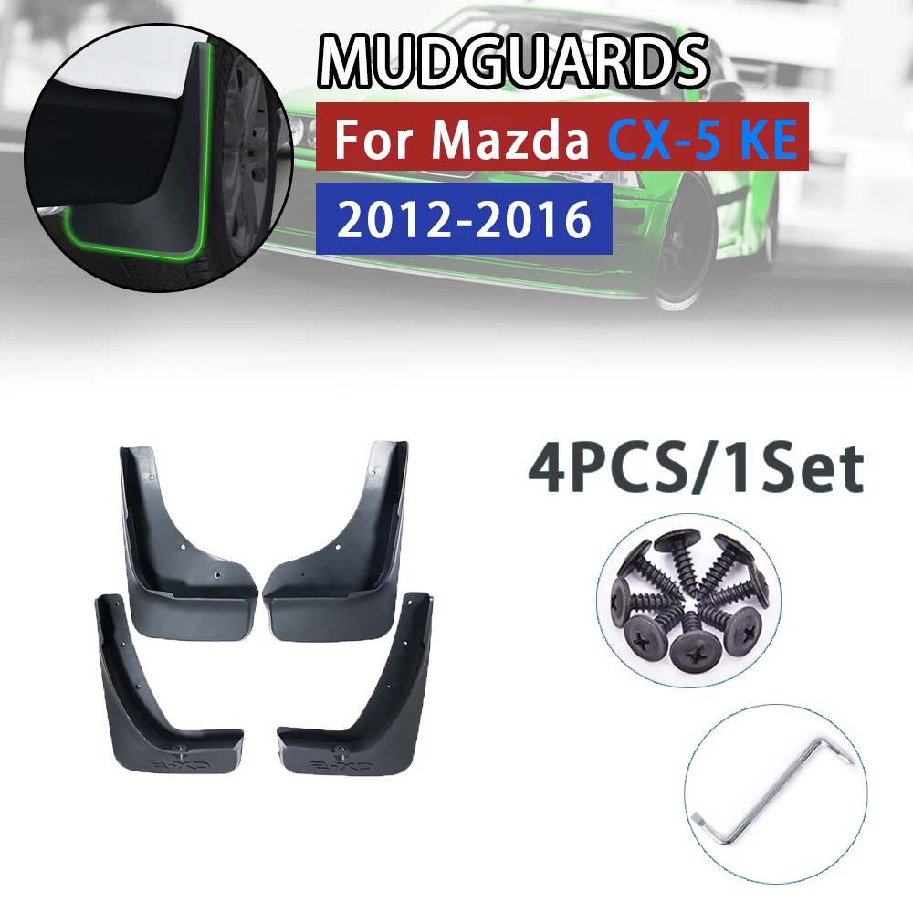 Car Mudflap for Mazda CX-5 2012~2016 MK1 KE CX5 CX 5 Fender Mud Flaps Guard Splash Flap Mudguards Accessories 2013 2014 2015