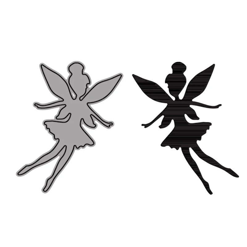 

Cutting Dies Elf Girl With Wings Fly Small For DIY Scrapbooking Embossing Album Paper Cards Dies 2021New