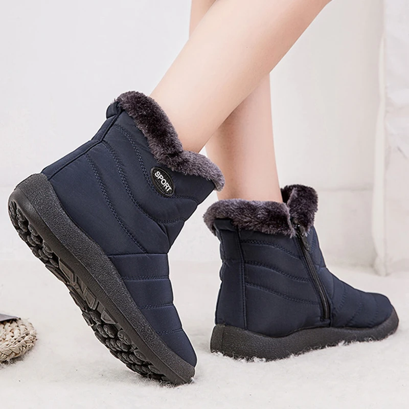 

New winter boots for women, non-slip bottom shoes, warm fur snow boots for winter, boots to keep warm, ankle boots Women