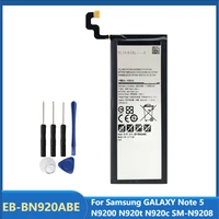 original phone battery eb bn920abe for samsung galaxy note 5 n9200 n920t n920c note5 sm n9208 replacement batteries 3000mah