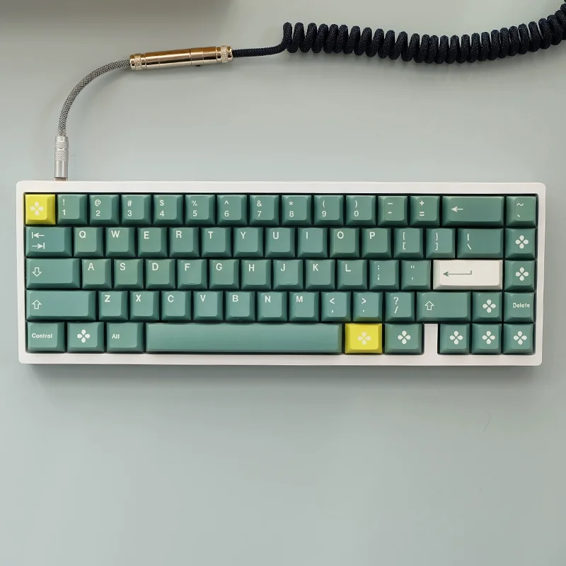 1 set of GMK-dandelion dandy132 key PBT original highly sublimated mechanical keyboard keycap