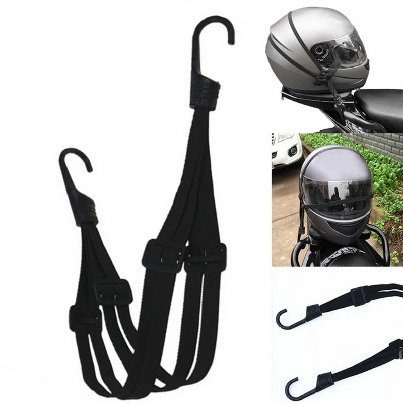 

1 Pc Universal Elastic Rope Household Clothesline Motorcycle Cargo Racks Tied Strap High Elastic Cord Helmet Strap