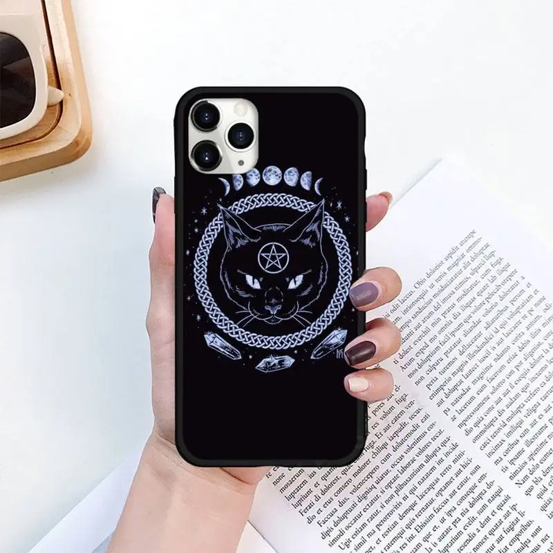 

Witches moon Tarot Mystery totem Phone Case for iPhone 11 12 pro XS MAX 8 7 6 6S Plus X 5S SE 2020 XR mini
