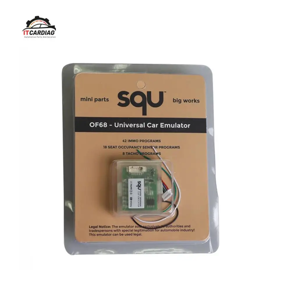 

SQU OF68 Universal Car Emulator SQU OF80 Car Emulator Signal Reset Immo off Seat occupancy sensor/Tacho programs Diagnostic Tool