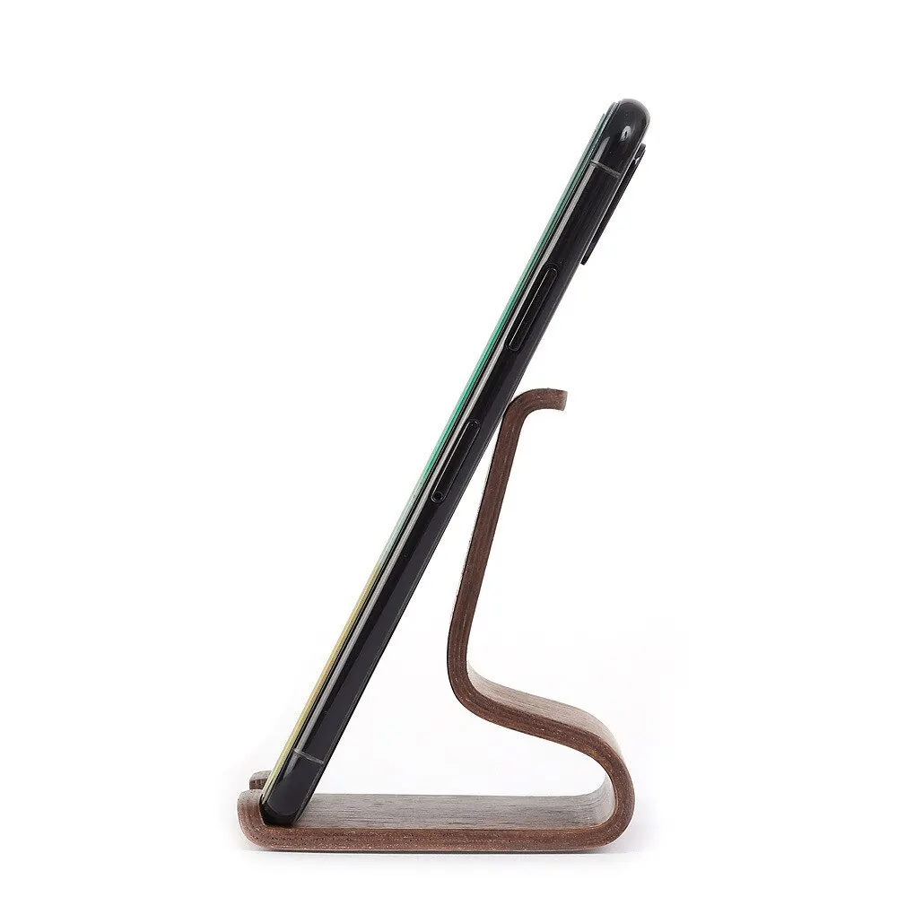 

Universal Wooden Mobile Phone Accessories Portable Mini Desktop Stand Table Cell Phone Holder For IPhone Samsung Xiaomi Huawei