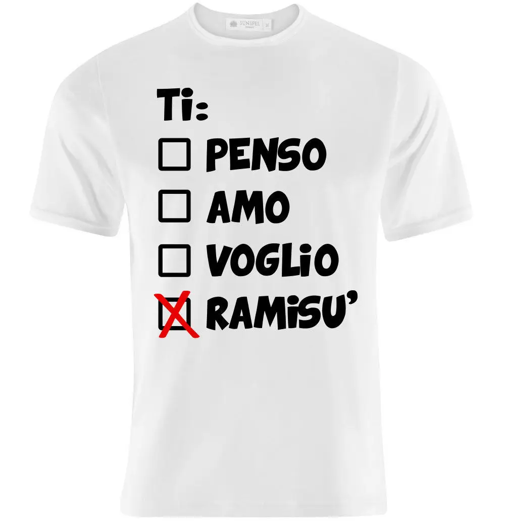 

T-shirt Uomo Ti Penso, Ti Voglio, Ti Amo Ti... Divertente! New Fashion Men T Shirt Print T Shirt Men Harajuku Top Tee