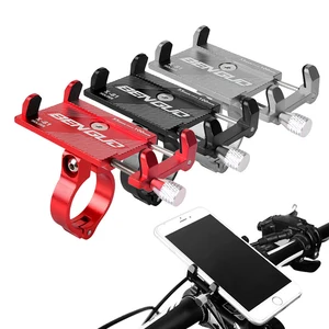 scooter bicycle phone aluminum alloy universal adjustable bike mount cell phone gps mount holder rotating cradle clamp for bike free global shipping