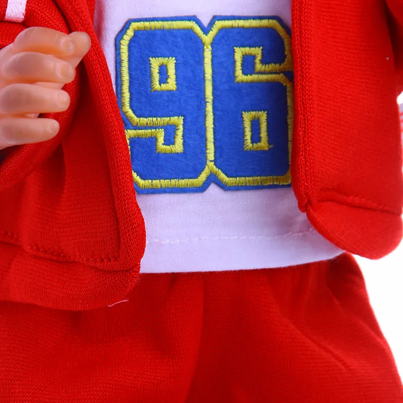 4 цвета, красивая спортивная одежда и пижамы, подходит для 18 дюймов, американский и 43 см, аксессуары для детской одежды куклы, игрушки для девочек, поколение, подарок на день рождения