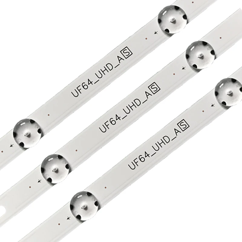 6 шт./лот 100% Новый светодиодный подсветка полосы 8 лампы 850 мм для LG 43UF6400-CA UF64_UHD_A