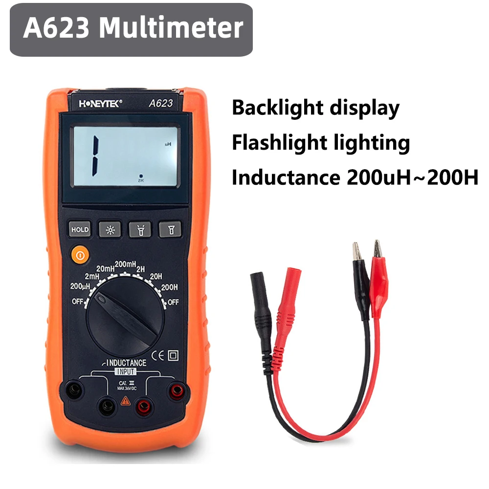 

Tester Multimeter 9999 Counts Digital Professional Smart DT9028A AC/DC Voltage Indicator Check Capacitors Multi Tester Multimete