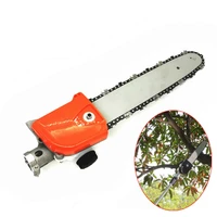 high branches chain saw lawn weedermowerhedge accessories brush cutter parts 1012 gear head gearbox tree pole chainsaw
