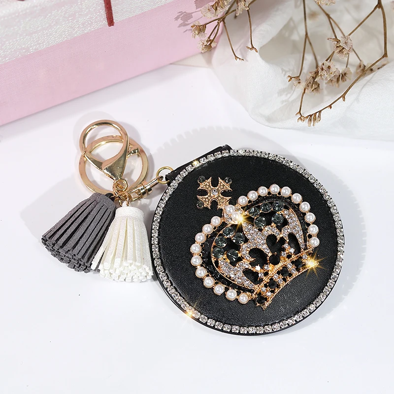 Стиль экокожа (полиуретан) Кожаная Мини карманный косметическое компактное