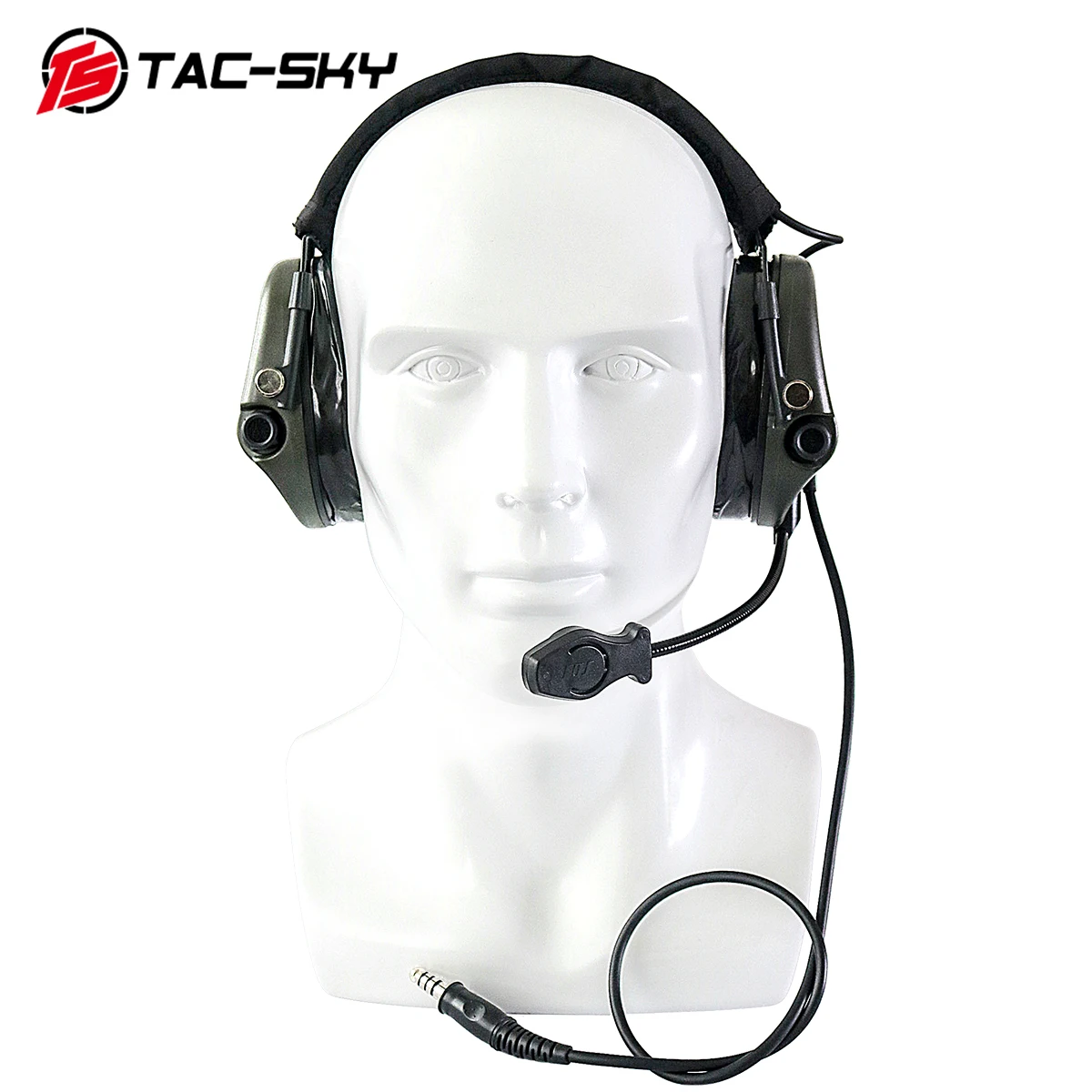 TS TAC-SKY уличная страйкбольная военная тактическая гарнитура с шумоподавлением TEA