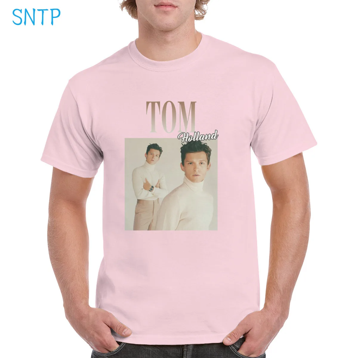 

Tom Holland t shirt Trending Popular Classic 90'S graphics Tops Retro Aesthetics 100% Cotton Female/Man T-Shirt