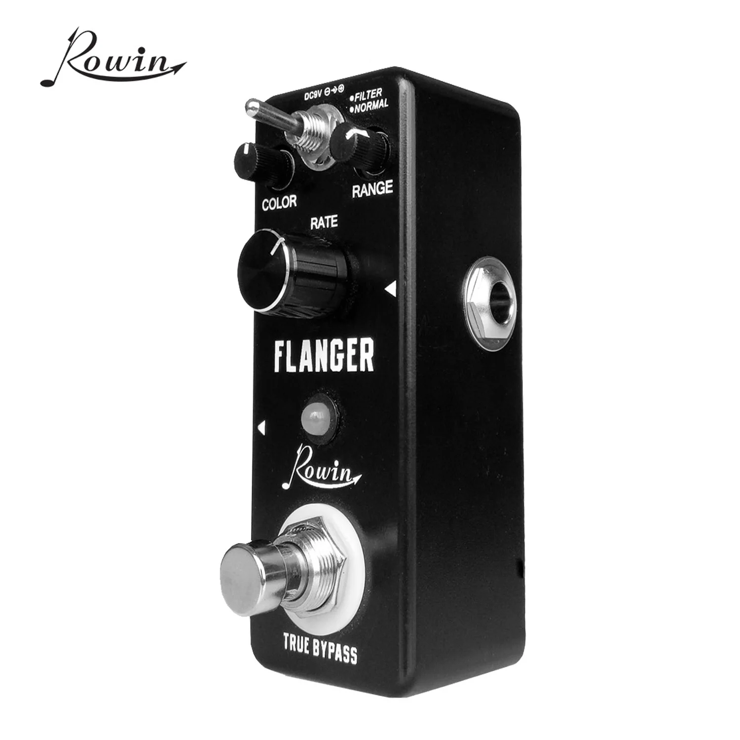 

Rowin LN-312 классический аналоговый Flanger гитарный эффект педаль настоящий байпас алюминиевый сплав металлический корпус для гитары аксессуары