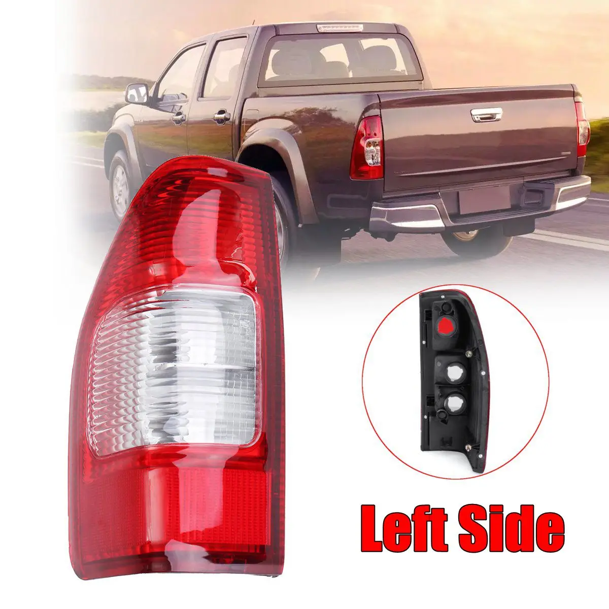 1/2 шт. хвост светильник для Isuzu Rodeo DMax Денвер пикап задний стоп сигнал туман лампа