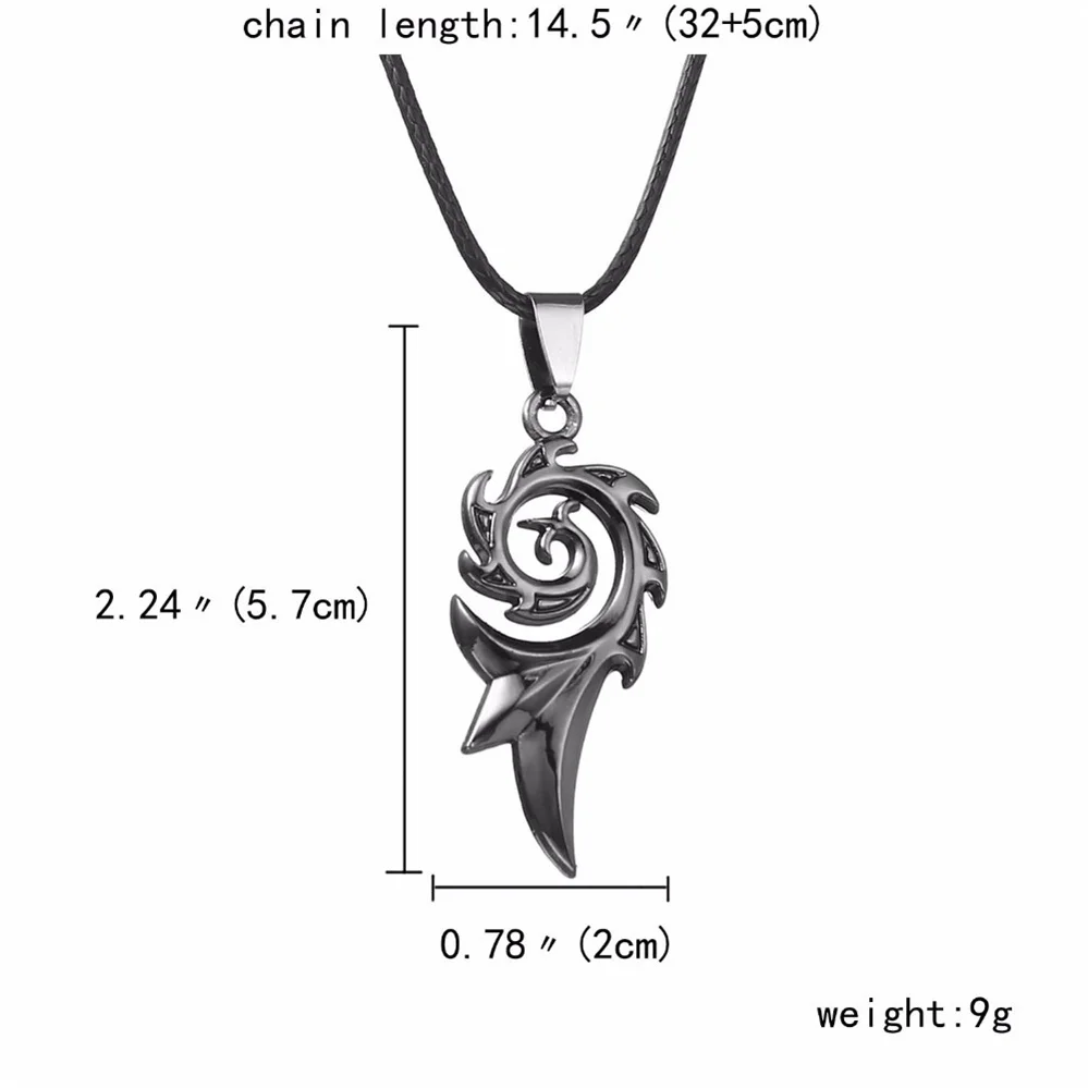 

Fashion Trend Hip Hop Dragon Flame Leather Pendant Gun Black Necklace Men's Women's Holiday Gift Jewelry Wholesale