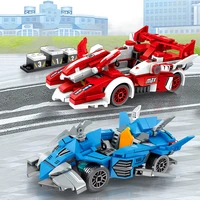 building blocks bricks kits kids toys 607001 city super racers compatible legoed garage speed champions sports race track racing