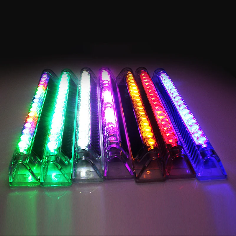 

1pc Car LED Wireless Solar Warning Light Super Bright Color Anti-Collision Emergency Warning Lights General Auto Accessories