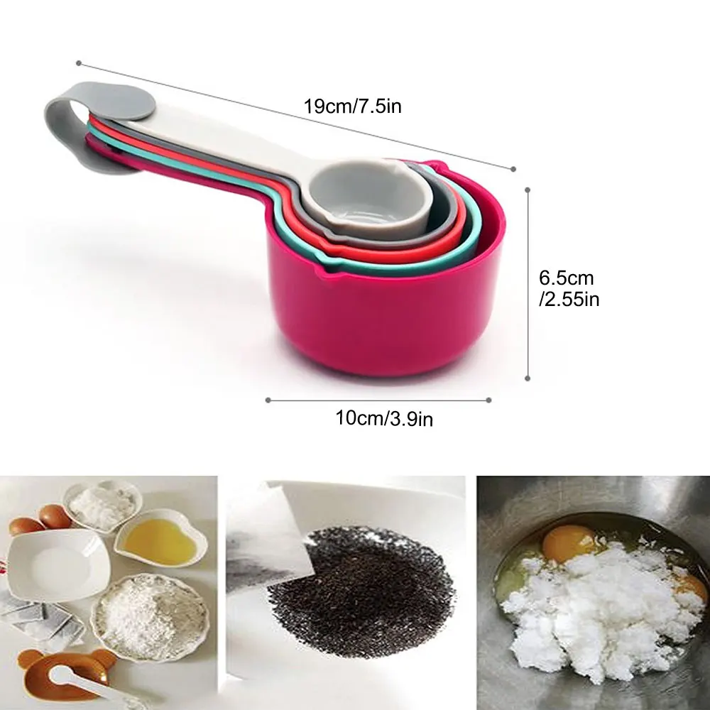 5 шт./компл. мерные ложки кухонные чашки и для выпечки набор посуды ложка чашка