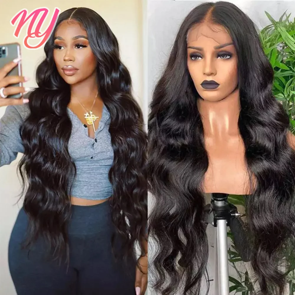 

NY Remy Hair Body Wave 13x4 Lace Frontal wig Lace Wig Human Hair for Women Pre Plucked 13x1 Tpart Wigs with Baby Hair Brazilian