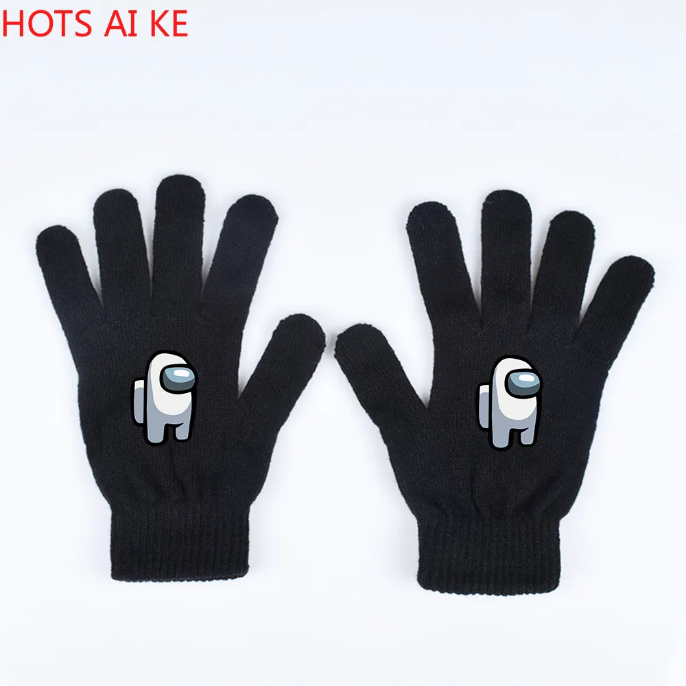 

2021 NEW Arrivals Hot Game Among Us Knitted Glove Model Among Us Game Keep Warm Glove For Kids/Friends Xmas Gifts