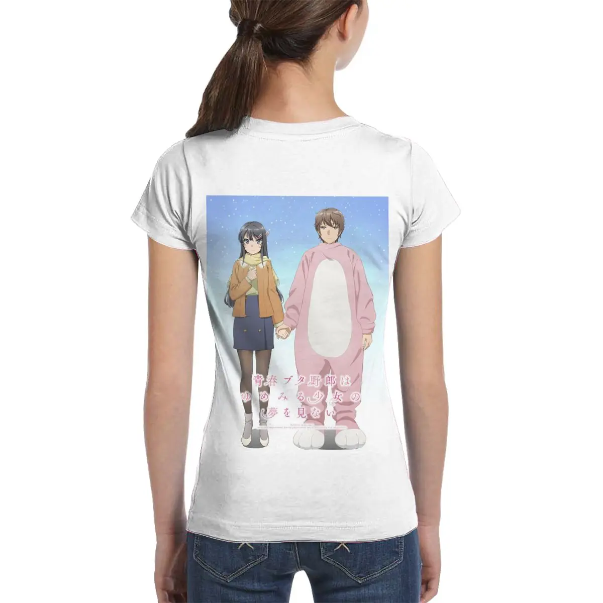 

3D printing Dream girl new round neck fit soft T-shirt Dream girl summer top youth color casual T-shirt