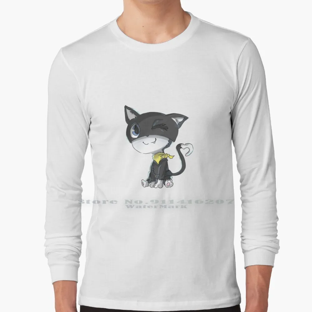 

Футболка Мона из 100% чистого хлопка, Morgana Persona 5 Persona Morgana P5 P5 Persona 5 Morgana Persona 5 P5 Morgana Ana