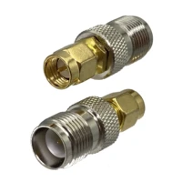 1pcs connector adapter rp tnc female plug to sma male plug rf coaxial converter straight new