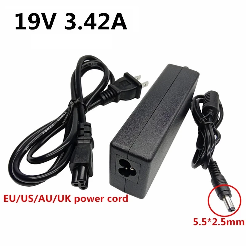 Adaptador Universal de repuesto para portátil, fuente de alimentación de 19V, 3.42A,...